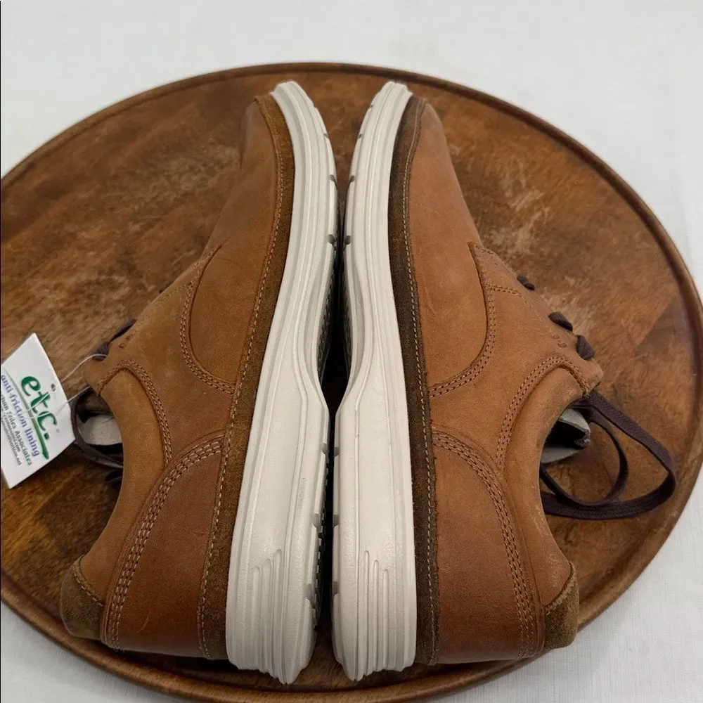 Rockport Shoes Mens 7.5 DresSports Brown Leather Lace Up Sneaker Oxford